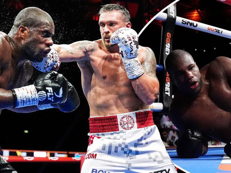 After Devastating KO Loss To Oleksandr Usyk, Daniel Dubois And Daniel Dubois Oleksandr Usyk