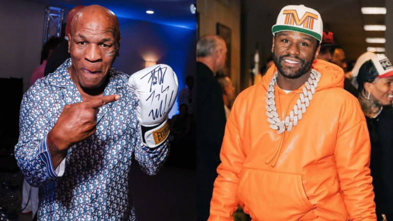 Floyd Mayweather and Mike Tyson to fight each other in blockbuste Mike Tyson Floyd Mayweather