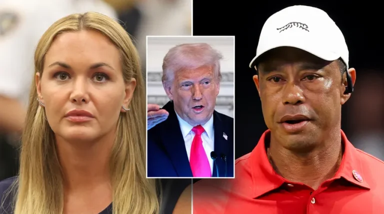 Tiger Woods risks wrath of Donald Trump and girlfriend Vanessa! Tiger Woods Donald Trump Vanessa Trump